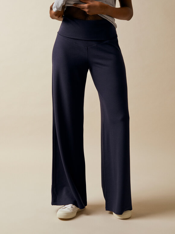 Boob - OONO Wide-Leg Pants, Midnight Blue