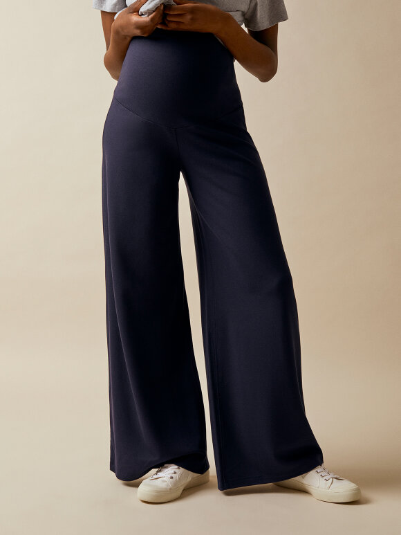 Boob - OONO Wide-Leg Pants, Midnight Blue