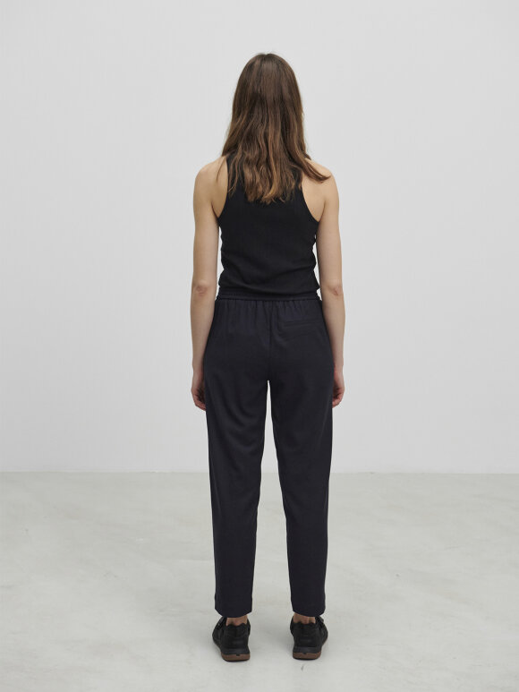 Skall Studio - Abby pant navy wool mix