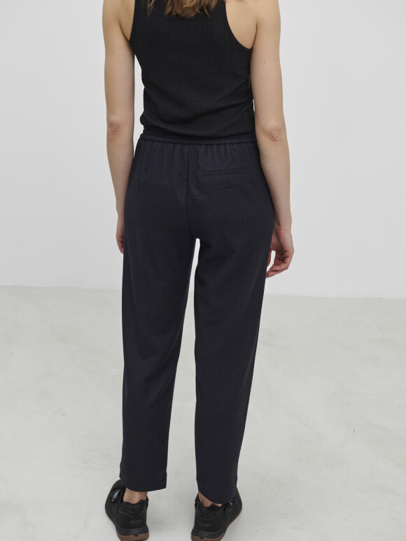 Skall Studio - Abby pant navy wool mix