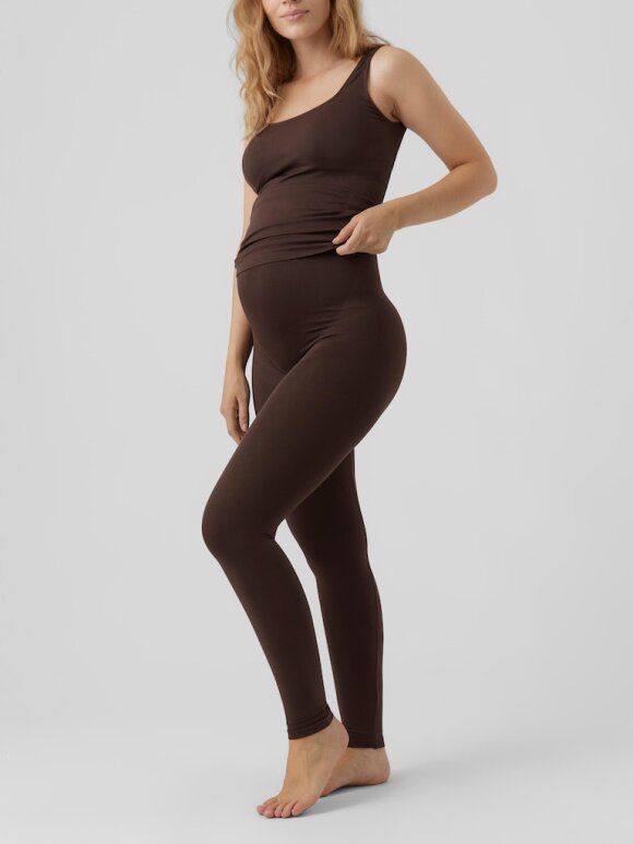 Mamalicious - tia Jeanne legging java brown