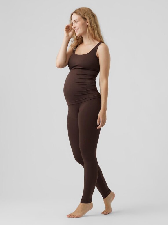 Mamalicious - tia Jeanne legging java brown