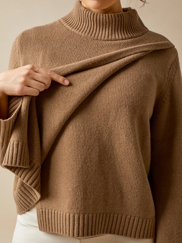 Boob - sesame wool sweater camel 