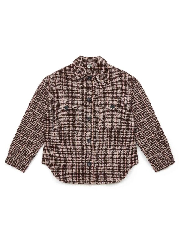 Bonton - Tweed shirt jakke woolblend