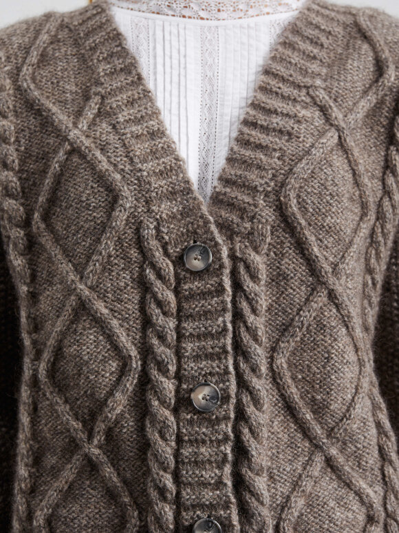 Skall Studio - magda cardigan light brown