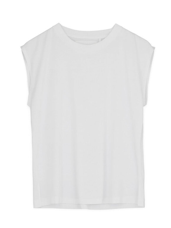 AIAYU - Light sleeveless tee - hvid