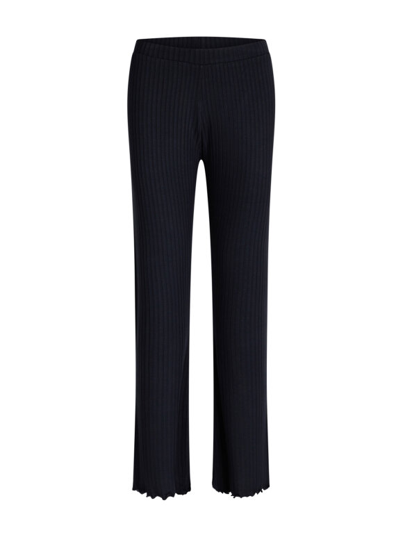 Mads Nørgaard - 5x5 solid lonnie pants- black