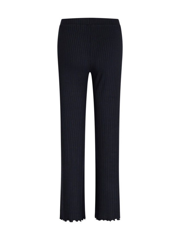 Mads Nørgaard - 5x5 solid lonnie pants- black