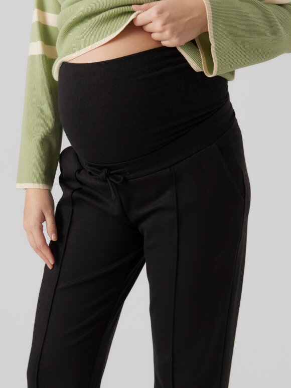 Mamalicious - Lif wide pant jersey pin tuck