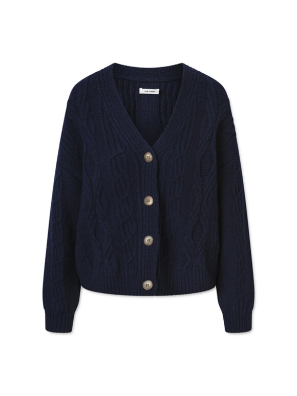 Nué Notes - Memphis wool cardigan navy