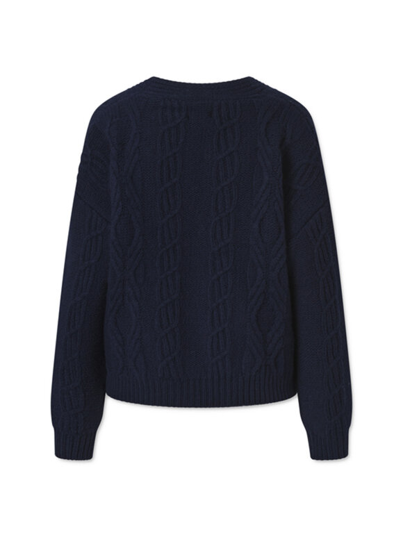 Nué Notes - Memphis wool cardigan navy