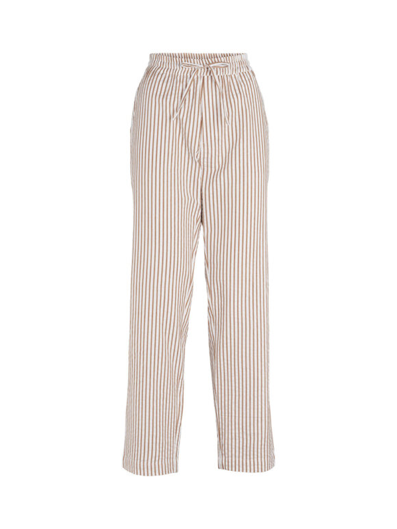 Basic Apparel - Harriet pant - brown stripe