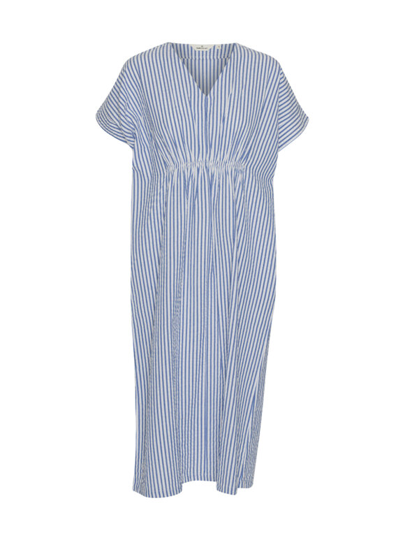 Basic Apparel - Anisse dress blue stripes