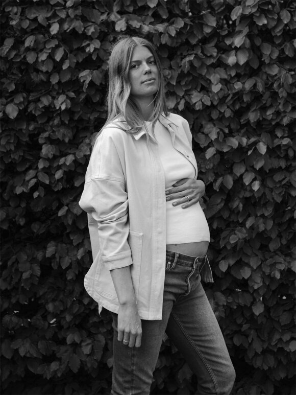 Tomorrow Denim x To The Moon, Honey - Tomorrow Hepburn Relax Maternity Jeans