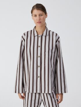 AIAYU - penelope shirt striped - mix brownie