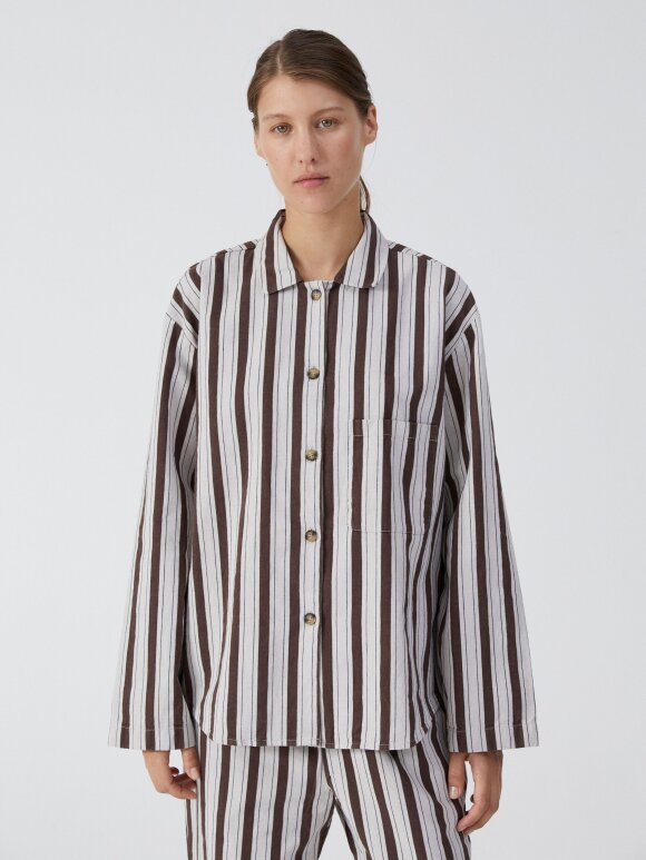 AIAYU - penelope shirt striped - mix brownie