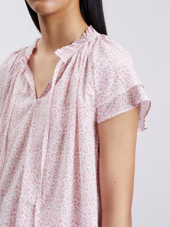 Skall Studio - grace tee - garden print soft pink