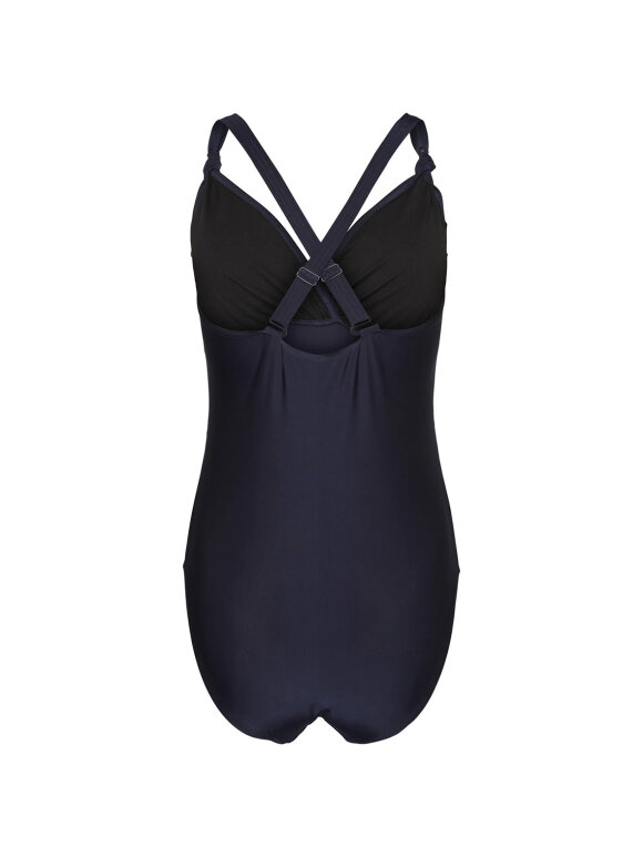 Mamalicious - Fnugga swimsuit - navy