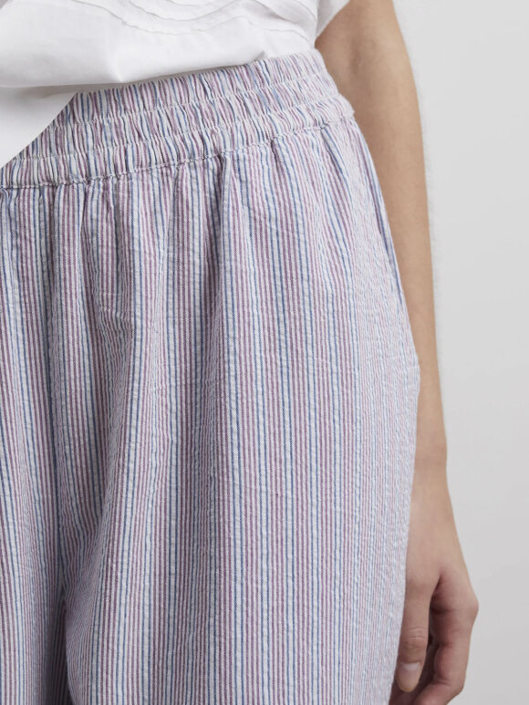 Skall Studio - Edgar pant - blue/pink/white stripes