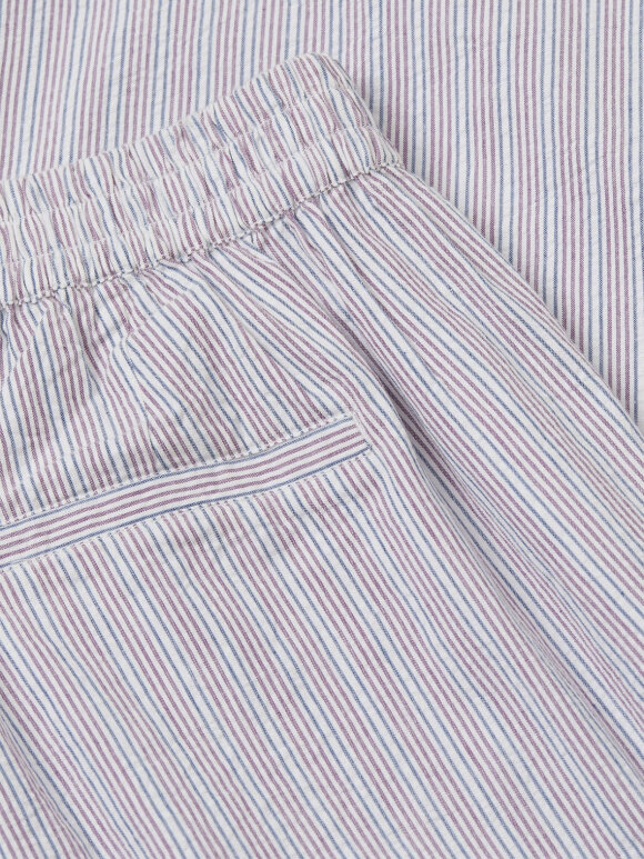 Skall Studio - Edgar pant - blue/pink/white stripes