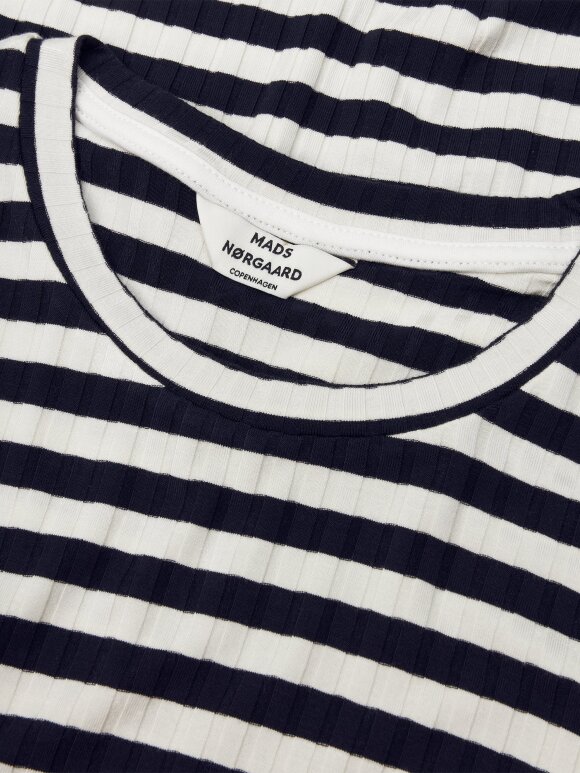 Mads Nørgaard - Boa dress stripe 5x5 rib 