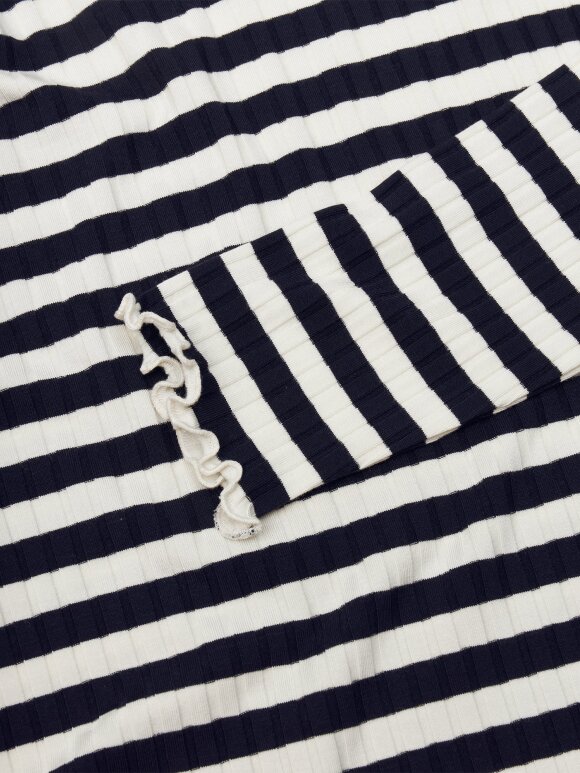 Mads Nørgaard - Boa dress stripe 5x5 rib 