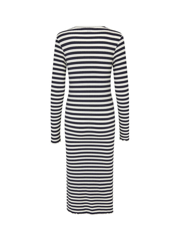 Mads Nørgaard - Boa dress stripe 5x5 rib 