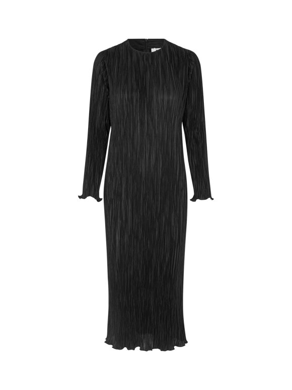 Mads Nørgaard - Dantel Beate dress - black crepe