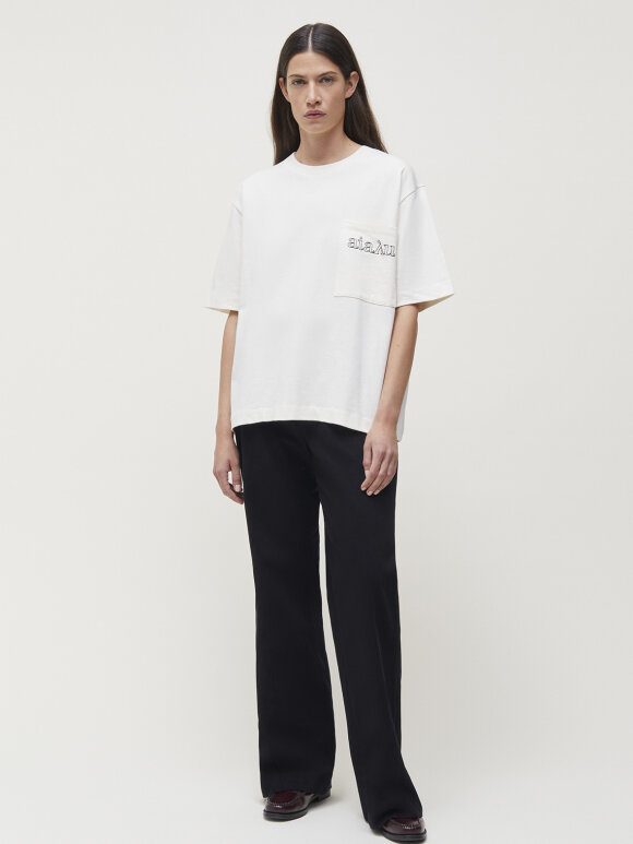 AIAYU - Louisa circular tee med logo