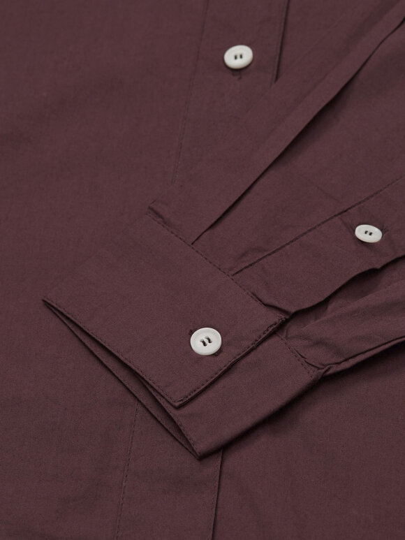 Skall Studio - Edgar shirt - dark burgundy
