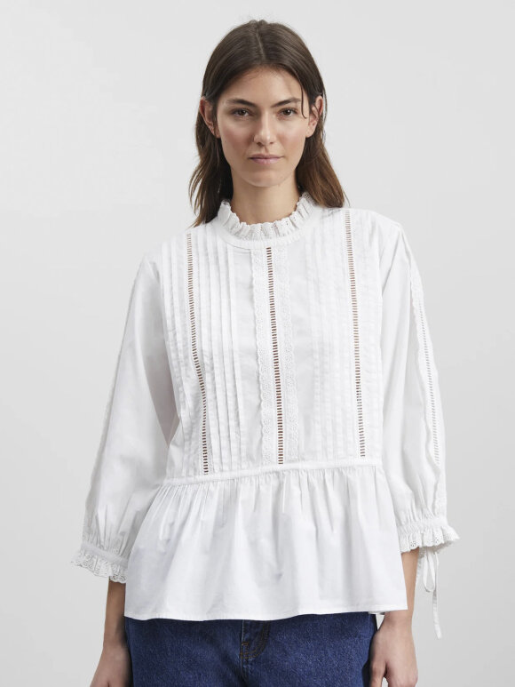 Skall Studio - Primrose blouse - optic white