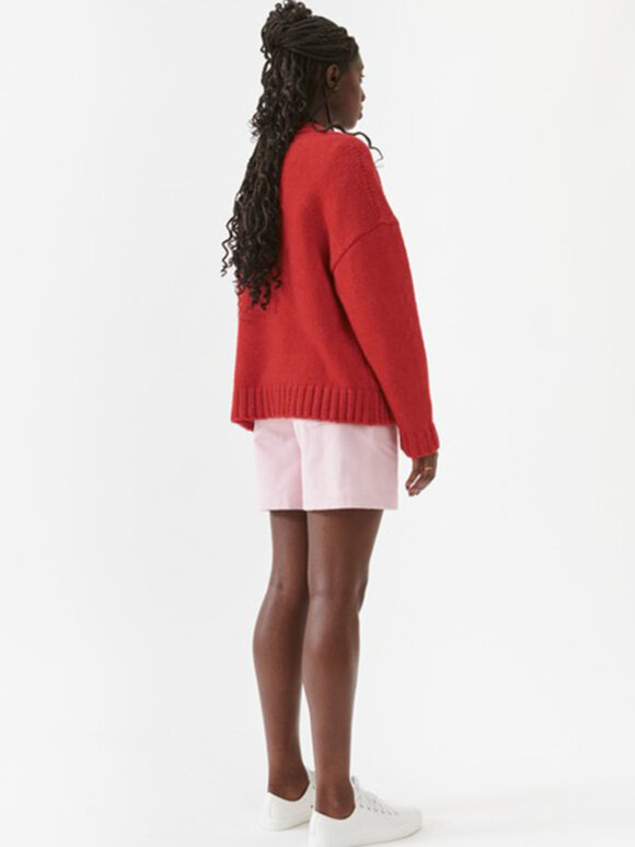 Nué Notes - Memphis cardigan ribbon red