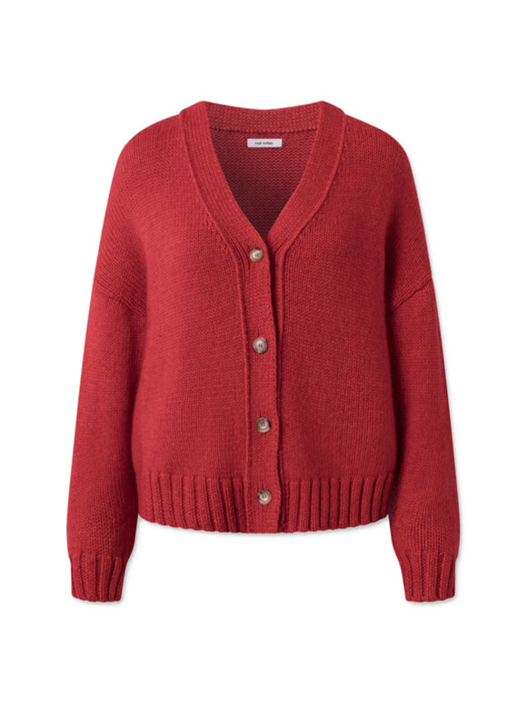 Nué Notes - Memphis cardigan ribbon red