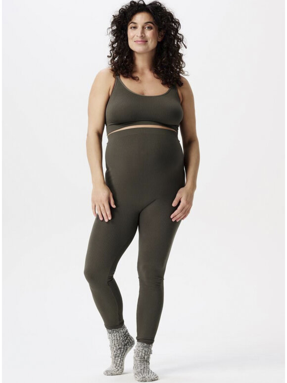 Noppies - Reva seamless rib legging - olive