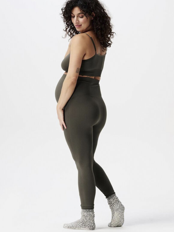 Noppies - Reva seamless rib legging - olive