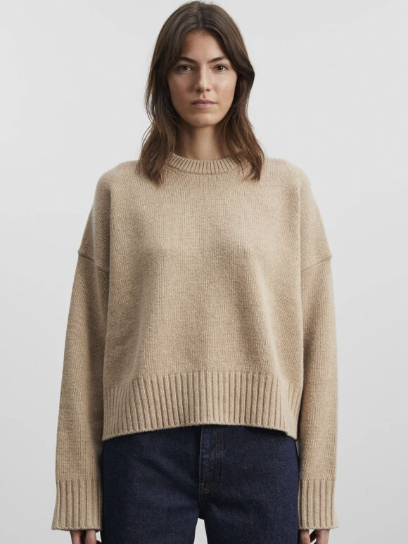 Skall Studio - Silene merino jumper - beige