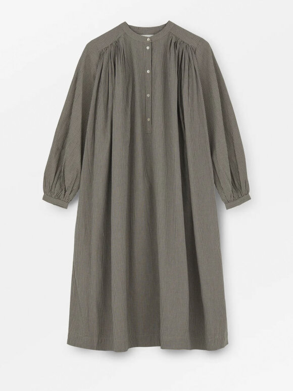 Skall Studio - Rita shirtdress - beige/grey mini check
