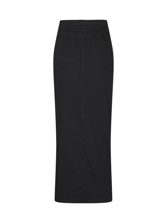 Mamalicious - Falula maxi skirt - black denim