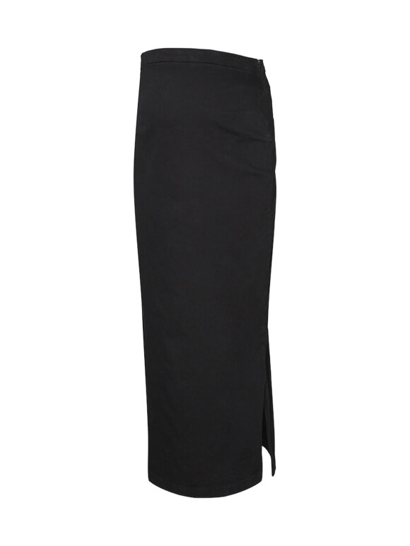 Mamalicious - Falula maxi skirt - black denim