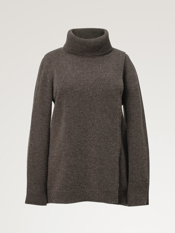 Boob - Wool turtleneck tunic - brown
