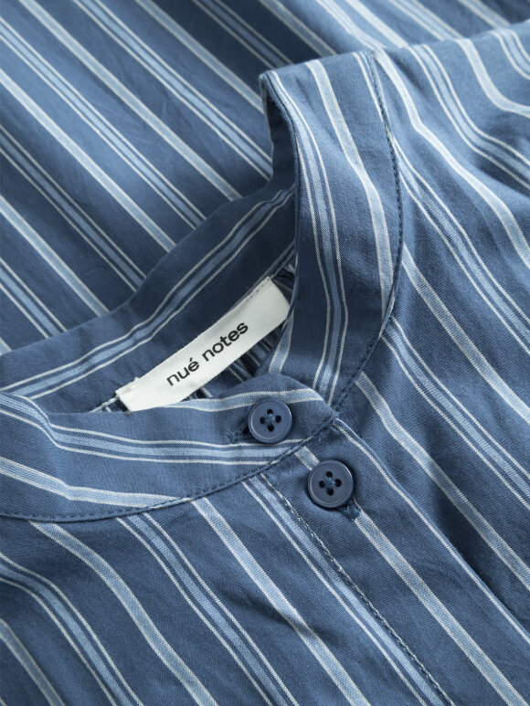 Nué Notes - Claude skjortekjole - true navy stripes