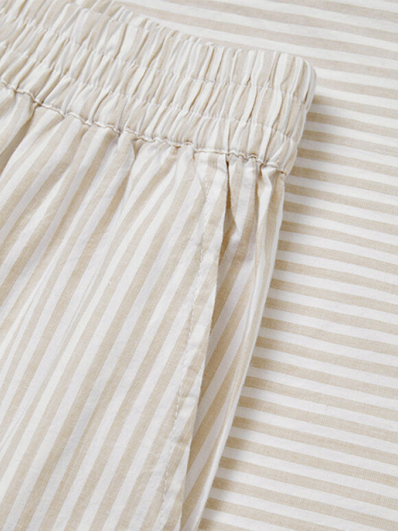 Skall Studio - Claudia buks - stripe beige/white
