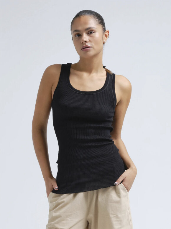 Seamless Basic - Mya wool silk tank top - flere farver