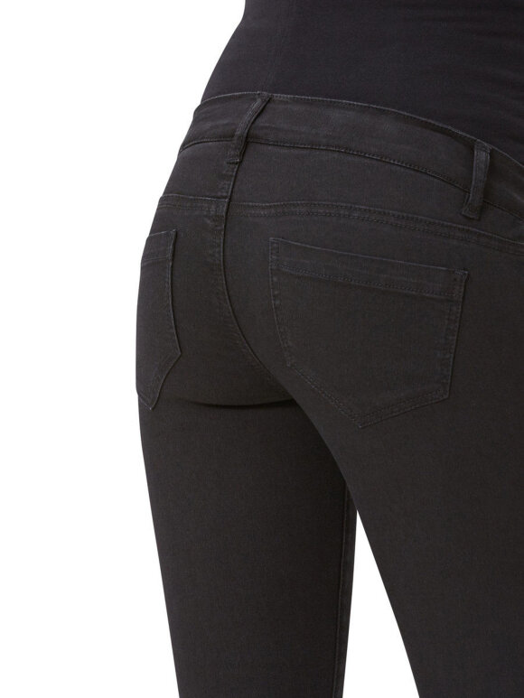 Mamalicious - Gravid jeans, skinny black ida 5894