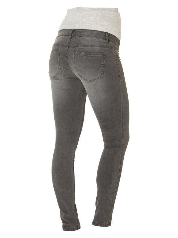 Mamalicious - Gravid jeans, skinny grey ella 6842