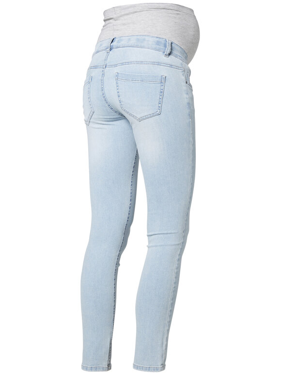 Mamalicious - Gravid jeans, slim lyseblå Thea 6088